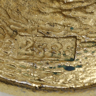 Chanel Vintage 31 Rue Cambon Round Clip-On Earrings Metal