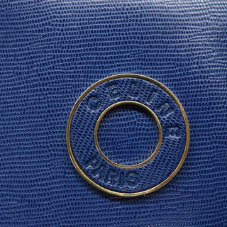 Celine Circle Logo Handbag Leather