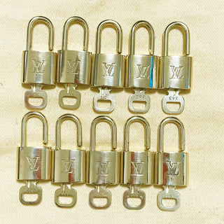Louis Vuitton Cadenas Bag Charm Gold-plated