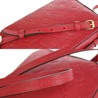 Louis Vuitton Saintonge Handbag Monogram Empreinte Leather