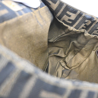 Fendi Vintage FF Handle Tote Zucca Canvas