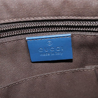 Gucci Zip Top Messenger Bag Diamante Leather