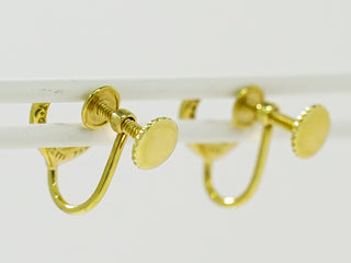 Tiffany & Co. Elsa Peretti Open Heart Earrings 18K Yellow Gold