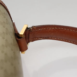 Celine Vintage Convertible Top Handle Bag Macadam Coated Canvas