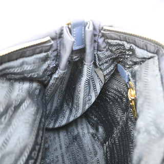 Prada Zip Convertible Shopping Tote Re-Nylon with Saffiano Leather