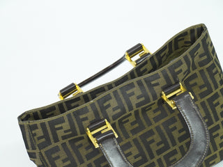 Fendi Vintage Zucca Handbag Zucca