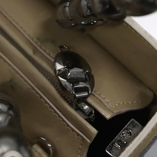 Christian Dior Pearl Lady Dior Bag Patent leather