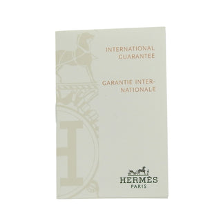 Hermes Clipper Chronograph Quartz Watch Stainless Steel with Plated Metal and Mother of Pearl