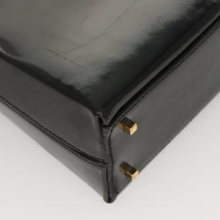 Salvatore Ferragamo Gancini Convertible Top Handle Bag Patent Leather