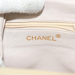 Chanel Vintage Diamond CC Tassel Waist Bag Quilted Lambskin