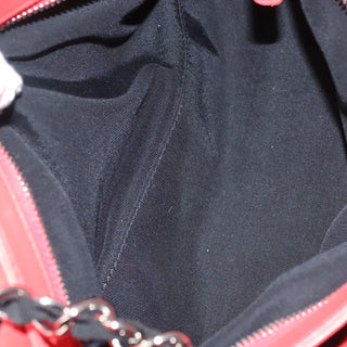 Chanel Just Mademoiselle Bag Woven Stitch Patent