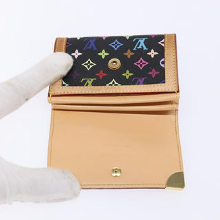 Louis Vuitton Porte-Monnaie Plat Coin Purse Monogram Multicolor