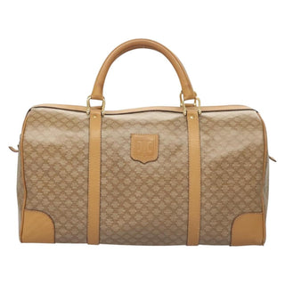 Celine Vintage Duffle Bag Macadam Coated Canvas