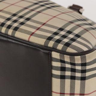 Burberry Nova Check Bowling Bag Canvas