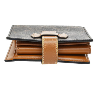 Celine Strap wallet Triomphe coated canvas