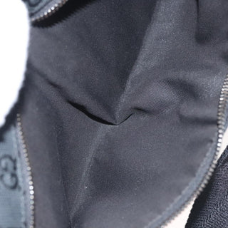 Gucci Vintage Double Belt Bag GG Denim