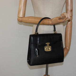 Gucci Vintage Lady Lock Top Handle Bag Leather