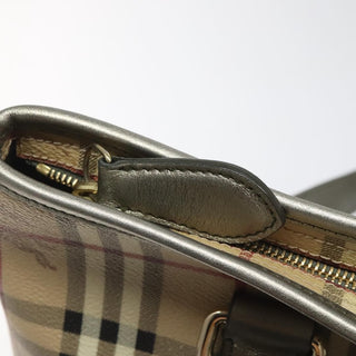 Burberry Regent Tote Haymarket Coated Canvas