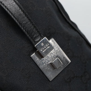 Gucci Vintage Zip Boston Bag GG Canvas