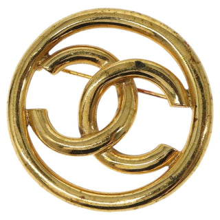 Chanel CC Brooch Metal