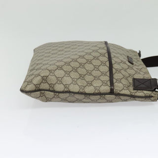 Gucci Zip Top Messenger Bag GG Coated Canvas