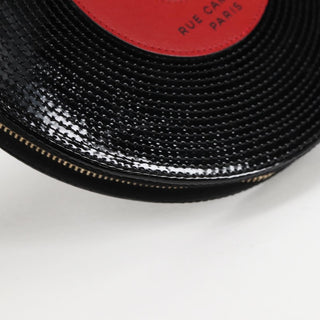 Chanel Record Wristlet Stitched Patent