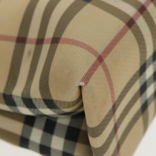 Burberry Top Handle Tote Nova Check Canvas