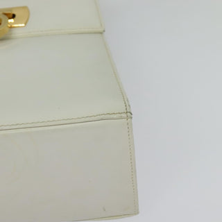 Salvatore Ferragamo Gancini Convertible Top Handle Bag Leather