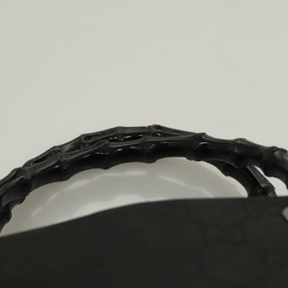 Gucci Vintage Bamboo Handle Tote GG Nylon