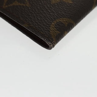 Louis Vuitton Porte Cartes Pression Card Case Monogram Canvas