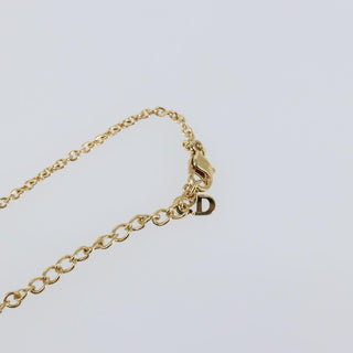 Christian Dior CD Pendant Necklace Metal