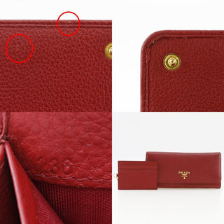Prada Continental Wallet Vitello Daino