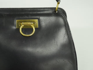 Celine Gancini Handbag Leather