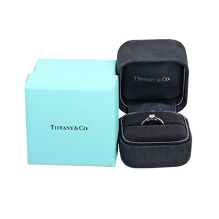 Tiffany & Co. Harmony Solitaire Ring Platinum with RBC Diamond I/VS1