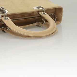 Christian Dior Lady Dior Bag Cannage Quilt Suede