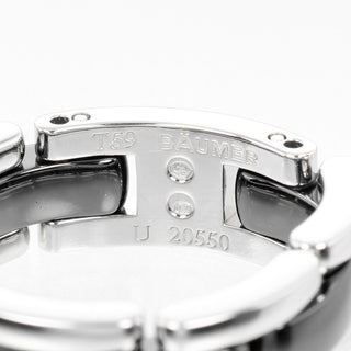 Chanel Ultra Ring 18K White Gold and Ceramic with Diamond