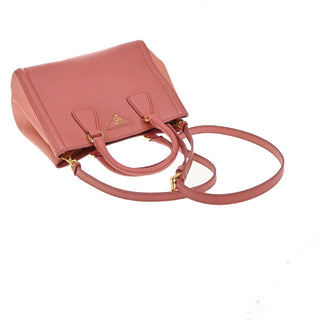 Prada Galleria Double Zip Tote Saffiano Leather
