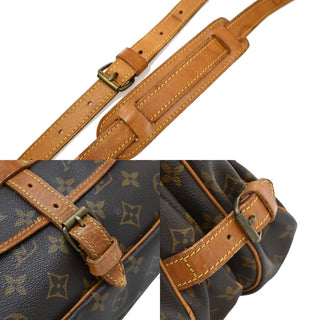 Louis Vuitton Saumur Handbag Monogram Canvas
