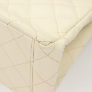 Chanel Vintage CC Shoulder Bag Quilted Caviar