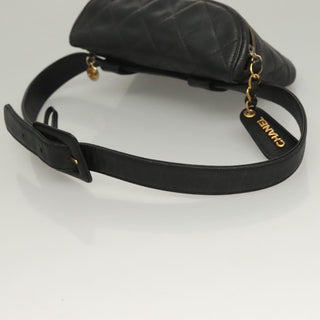 Chanel CC Charm Belt Bag Quilted Caviar
