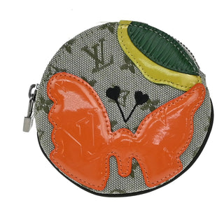 Louis Vuitton Round Coin Purse Mini Lin Croisette
