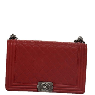 Chanel Boy Flap Bag Quilted Calfskin