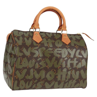 Louis Vuitton Speedy Handbag Limited Edition Monogram Graffiti