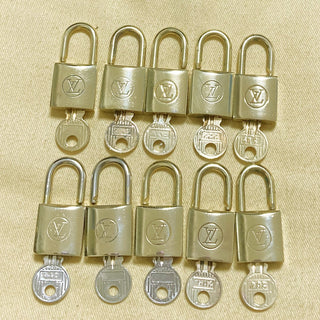 Louis Vuitton Cadenas Bag Charm Gold-plated