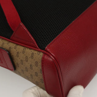 Gucci Doraemon Zip Backpack Printed Mini GG Coated Canvas