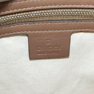 Gucci Braided Strap Zip Messenger Leather