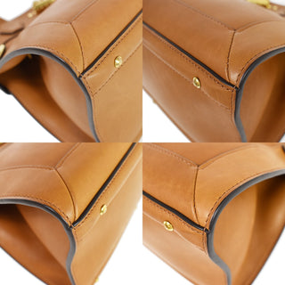 Louis Vuitton City Steamer Handbag Leather