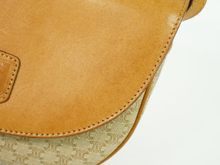 Celine Macadam Shoulder Bag PVC Leather