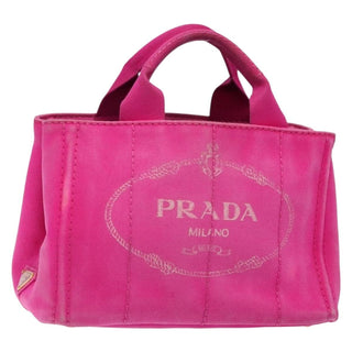 Prada Canapa Open Tote Canvas