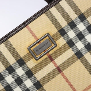 Burberry Vintage Tote Vintage Check Coated Canvas